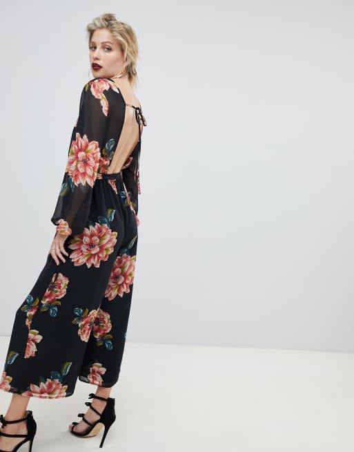 ASOS DESIGN – Storblommig jumpsuit, 2 av 4