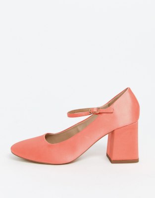 coral mary jane shoes
