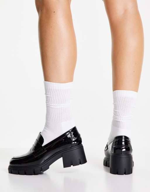 Asos hot sale patent loafers