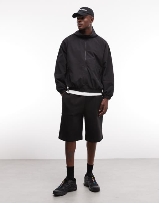 ASOS DESIGN stormMAX™ chaqueta impermeable plegable negra, 3 de 7