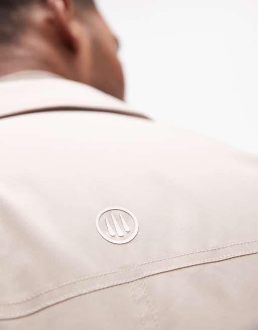 ASOS DESIGN stormMAX™ harrington idrorepellente in stone, 5 di 5