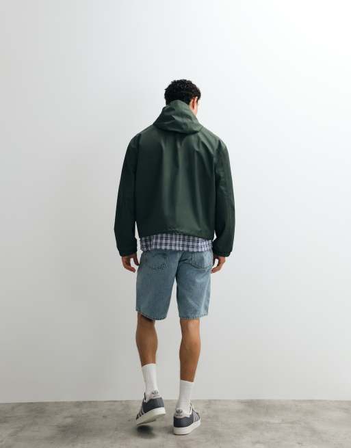 ASOS DESIGN stormMAX™ oversized regnfrakke i mørkegrøn, 3 af 7
