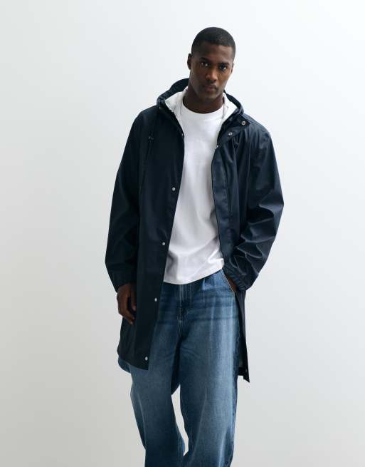 ASOS DESIGN stormMAX™ parka in navy, 3 of 5
