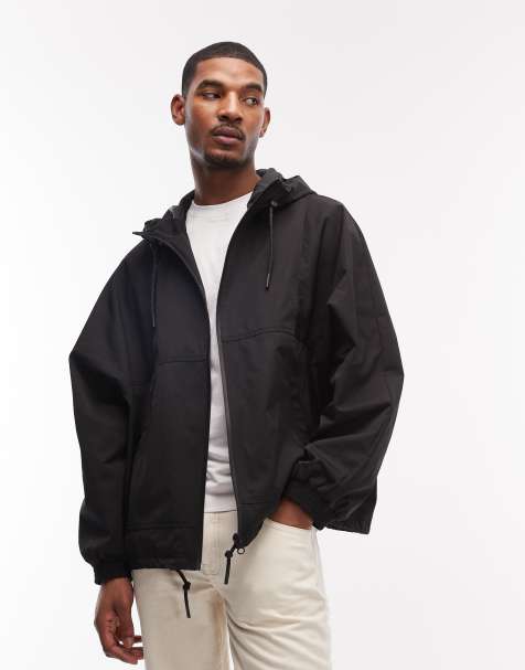 ASOS DESIGN - StormMAX™ - Sort vandafvisende træningsjakke med hætte - view 1