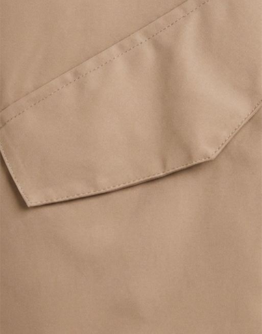 ASOS DESIGN stormMAX™ vandafvisende parka i beige, 8 af 9