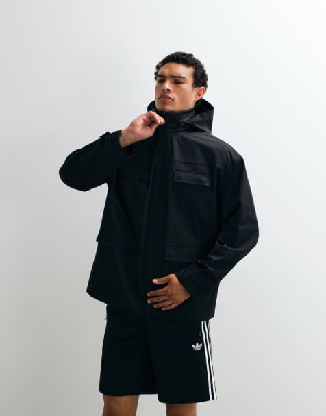 ASOS DESIGN stormMAX vandafvisende utility parka i sort - view 1