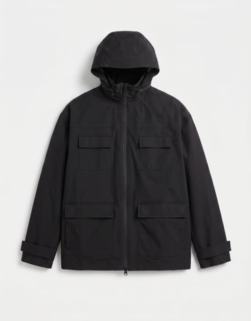 ASOS DESIGN stormMAX vandafvisende utility parka i sort, 6 af 7