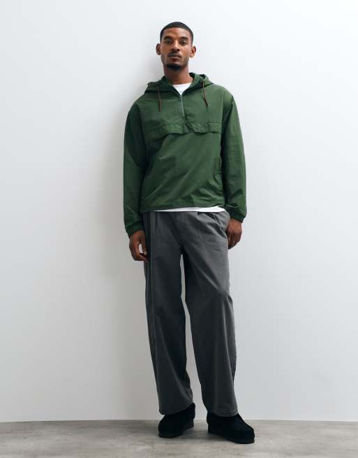 ASOS DESIGN stormMAX™ vattenavvisande regnjacka med överdrag i mörkgrönt, 2 av 5