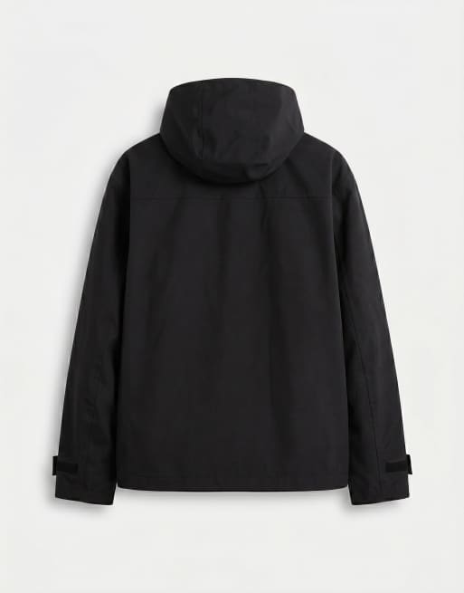 ASOS DESIGN stormMAX water repellent utility parka in black, 7 of 7