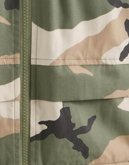 ASOS DESIGN stormMAX™ water repellent utility vest in camo, 9 of 9