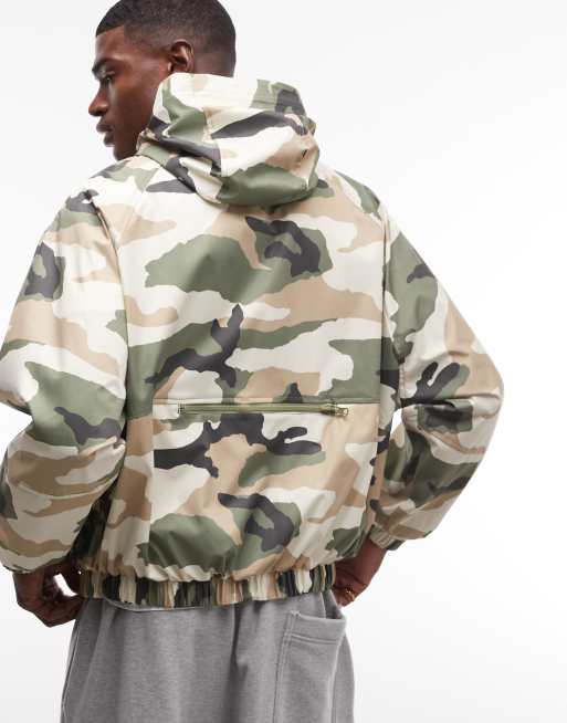 ASOS DESIGN stormMAX™ waterbestendige opvouwbare regenjas in camo, 5 van 7