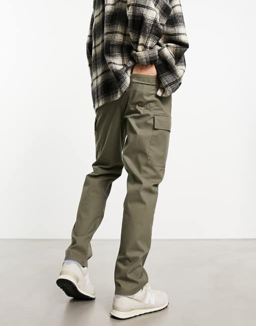 ASOS DESIGN straight cargo trousers in khaki | ASOS