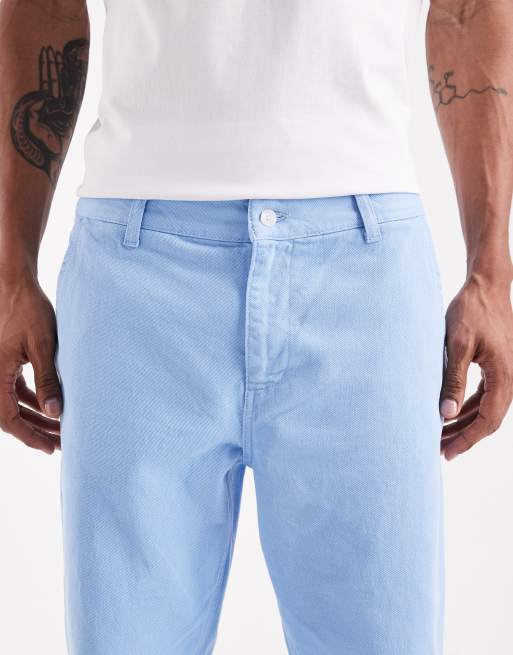 ASOS DESIGN straight chino in blue, 5 of 5