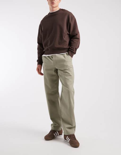 ASOS DESIGN straight chinos in light khaki, 2 of 5