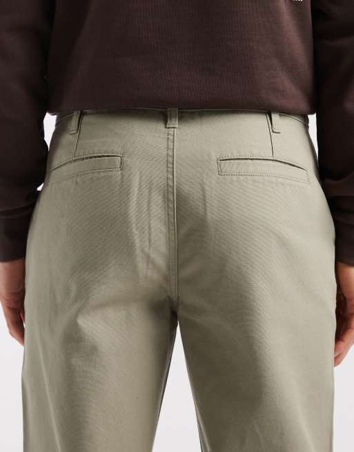 ASOS DESIGN straight chinos in light khaki, 4 of 5