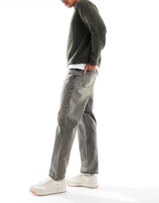 ASOS DESIGN straight fit jeans in grey wash, 3 of 5