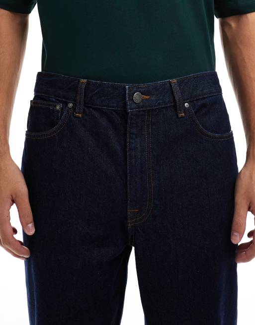 ASOS DESIGN – Essential – Jeans in Indigoblau mit geradem Schnitt
