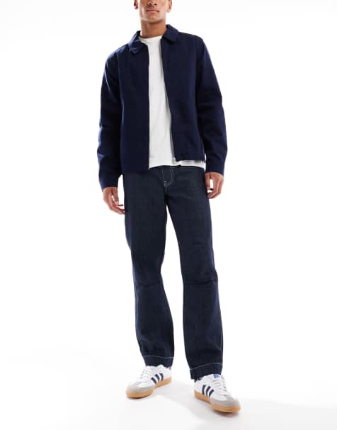 ASOS DESIGN straight fit jeans in raw wash - view 1
