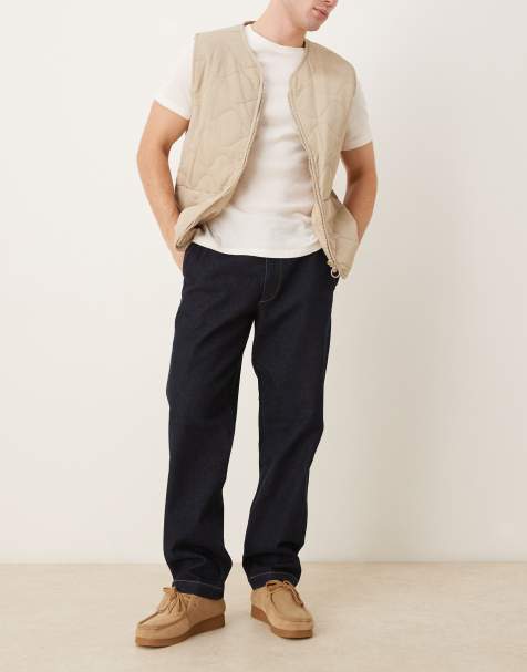 ASOS DESIGN straight jeans in raw wash