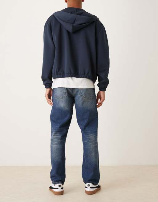 ASOS DESIGN straight jeans in dark wash blue, 3 of 5