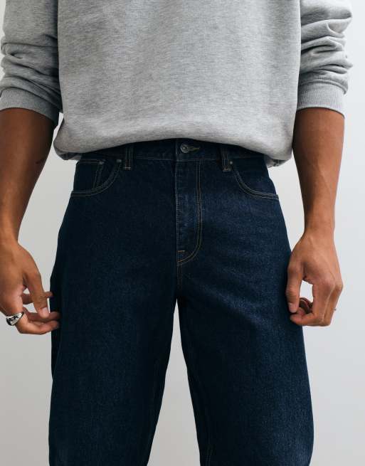 ASOS DESIGN straight jeans in dark wash blue, 4 of 5