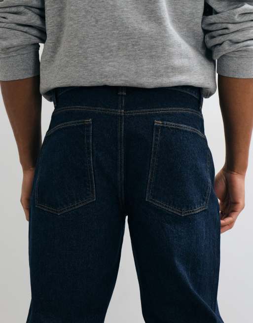 ASOS DESIGN straight jeans in dark wash blue, 5 of 5