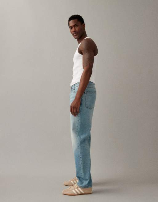ASOS DESIGN straight jeans in mid wash blue, 2 of 7