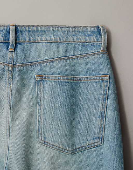 ASOS DESIGN straight jeans in mid wash blue, 6 of 7