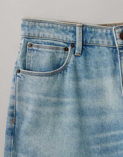 ASOS DESIGN straight jeans in mid wash blue, 7 of 7
