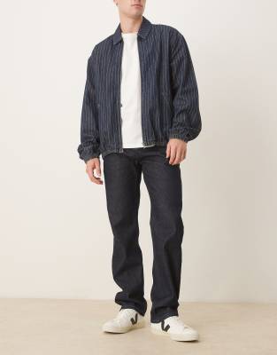 Asos Design Straight Jeans In Blue