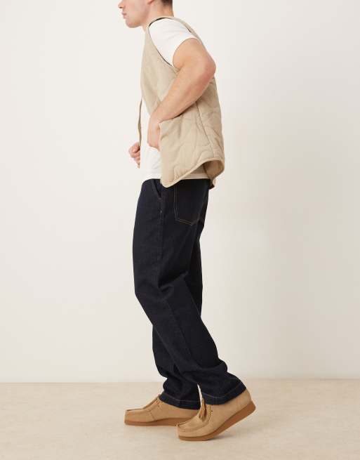 ASOS DESIGN straight jeans in raw wash, 3 of 5