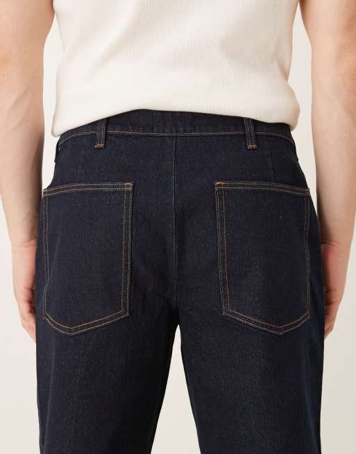 ASOS DESIGN straight jeans in raw wash, 5 of 5