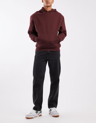 Asos Design Straight Jeans In Black