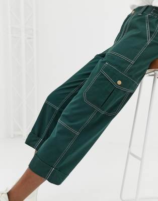 straight leg combat trousers