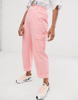 straight leg combat trousers