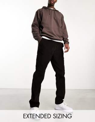 Asos Design Skinny Smart Pants In Navy In Brown
