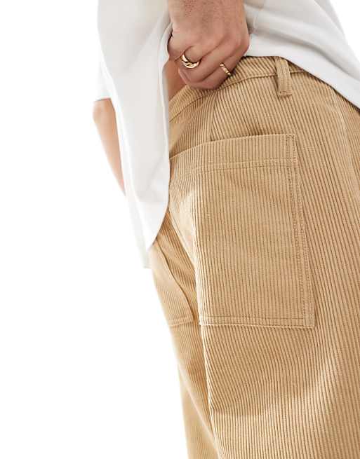 ASOS DESIGN straight leg corduroy pants in beige | ASOS ASOS DESIGN straight leg corduroy pants in beige | ASOS