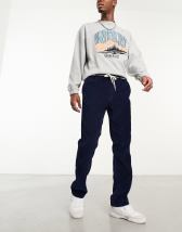 Acid Wash Relaxed Fit Cargo Trousers