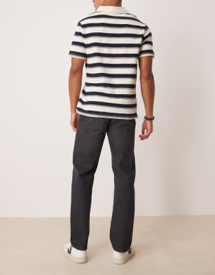 Asos Design Straight Leg Jeans In Blue