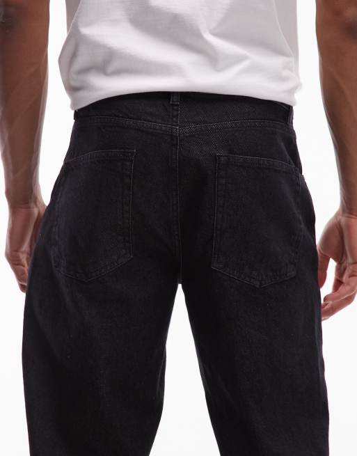 ASOS DESIGN straight leg jeans in black, 4 of 5