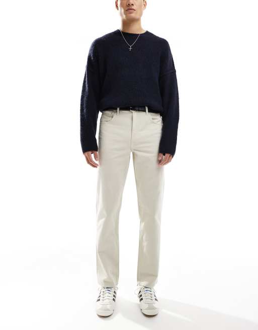 ASOS DESIGN straight leg jeans in gray