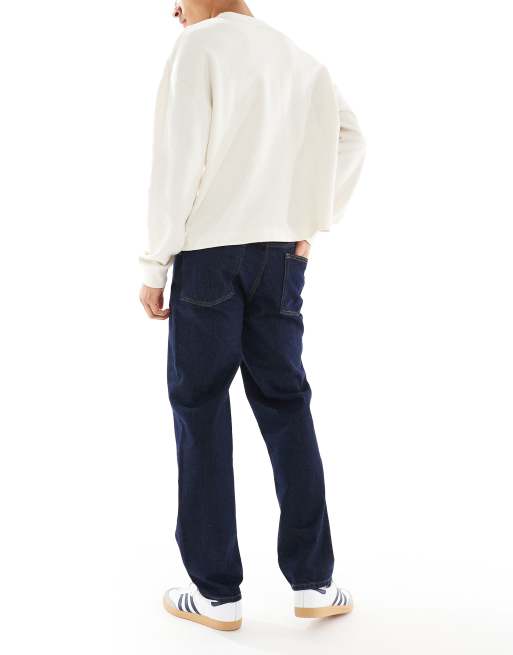 ASOS DESIGN straight leg jeans in indigo, 2 of 5