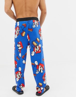 Mens super best sale mario pyjamas