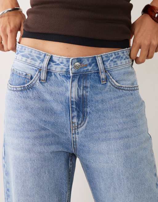ASOS DESIGN straight leg slim fit jean in bleach wash, 5 of 5
