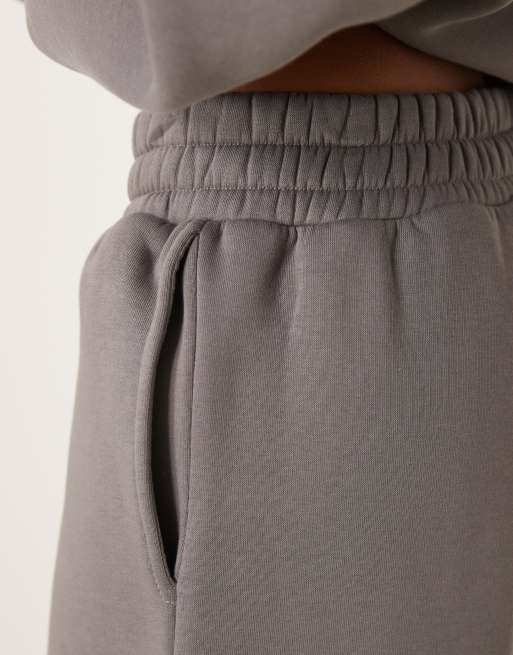 ASOS DESIGN straight leg sweatpants in gray - part of a set