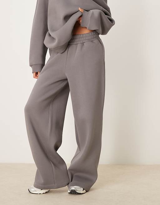 ASOS DESIGN straight leg sweatpants in gray - part of a set ASOS DESIGN straight leg sweatpants in gray - part of a set