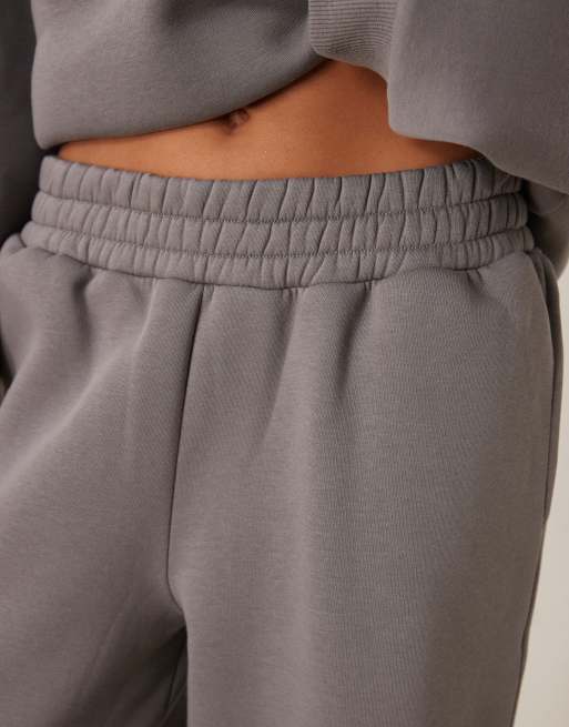ASOS DESIGN straight leg sweatpants in gray - part of a set