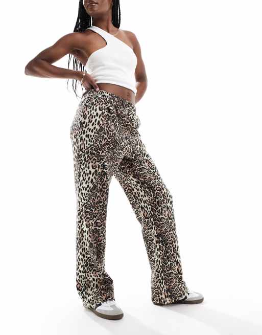 Leopard print sweats best sale