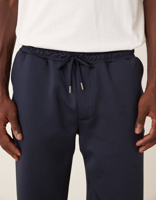 ASOS DESIGN straight leg sweatpants in navy - part of a set