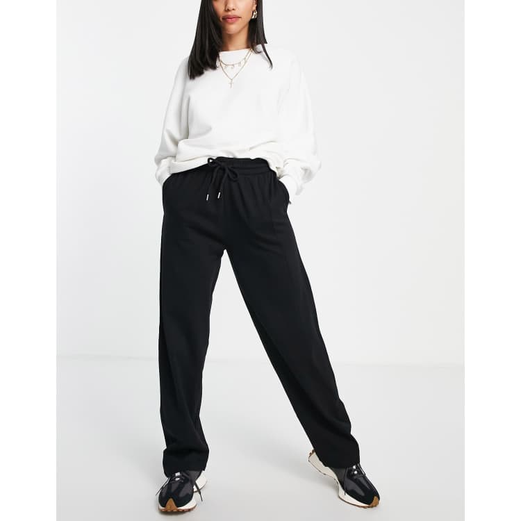 ASOS DESIGN supersoft straight leg sweatpants in ivory - ShopStyle Pants